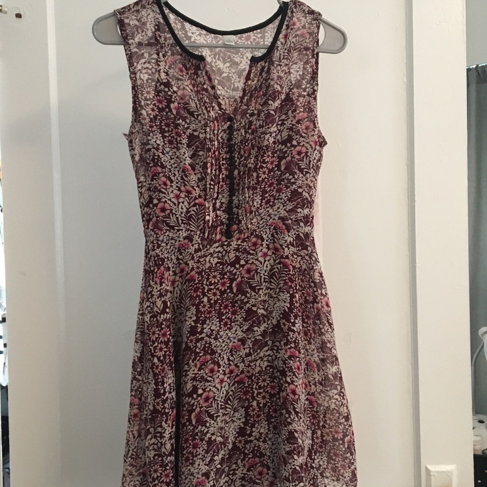Floral dress with slip